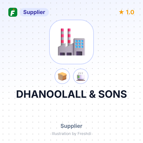 DHANOOLALL & SONS – summary card, no photo uploaded yet
