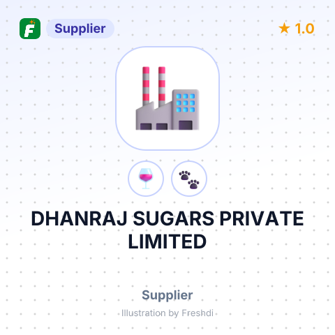 DHANRAJ SUGARS PRIVATE LIMITED – summary card, no photo uploaded yet