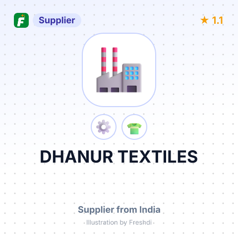 DHANUR TEXTILES – summary card, no photo uploaded yet