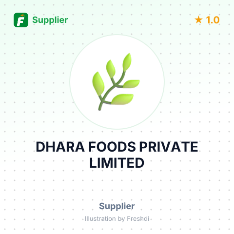 DHARA FOODS PRIVATE LIMITED – summary card, no photo uploaded yet