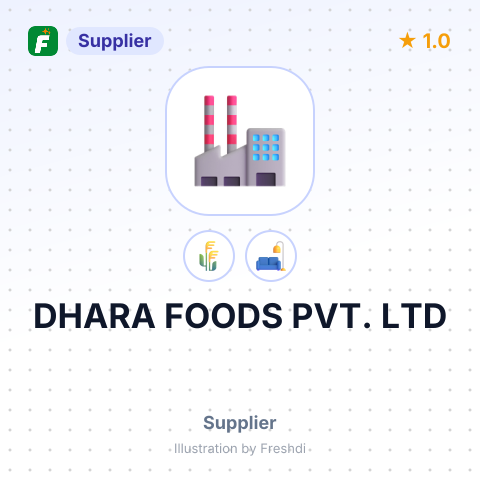 DHARA FOODS PVT. LTD – summary card, no photo uploaded yet