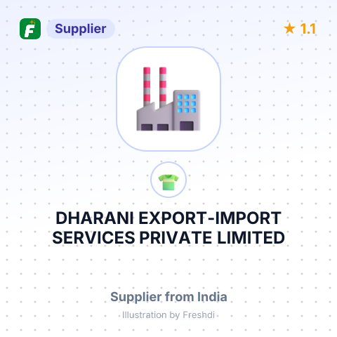 DHARANI EXPORT-IMPORT SERVICES PRIVATE LIMITED – summary card, no photo uploaded yet