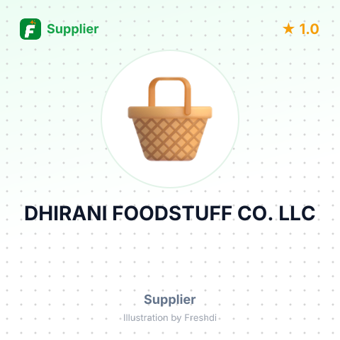 DHIRANI FOODSTUFF CO. LLC – summary card, no photo uploaded yet