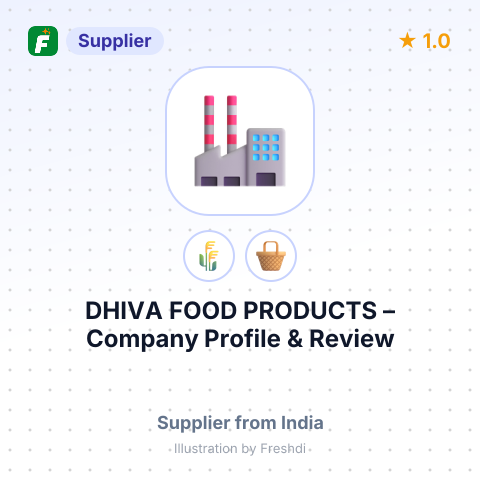 DHIVA FOOD PRODUCTS – summary card, no photo uploaded yet