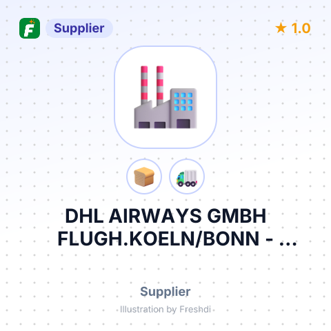 DHL AIRWAYS GMBH FLUGH.KOELN/BONN - DDEXAI – summary card, no photo uploaded yet