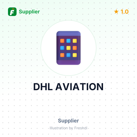 DHL AVIATION – summary card, no photo uploaded yet