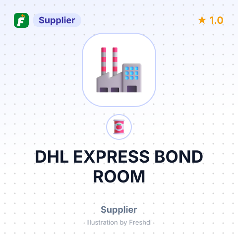 DHL EXPRESS BOND ROOM – summary card, no photo uploaded yet