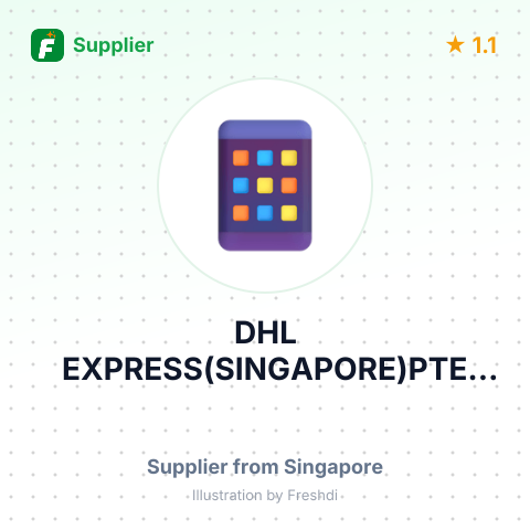 DHL EXPRESS(SINGAPORE)PTE LTD. SOUTH ASIAHUB – summary card, no photo uploaded yet