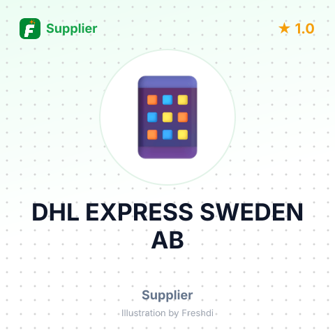 DHL EXPRESS SWEDEN AB – summary card, no photo uploaded yet