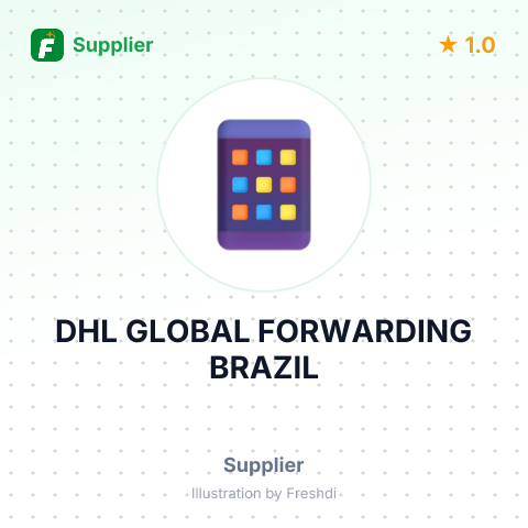 DHL GLOBAL FORWARDING BRAZIL – summary card, no photo uploaded yet