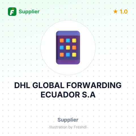 DHL GLOBAL FORWARDING ECUADOR S.A – summary card, no photo uploaded yet