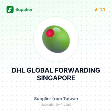 DHL GLOBAL FORWARDING SINGAPORE – summary card, no photo uploaded yet