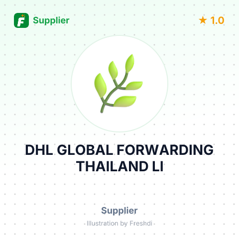 DHL GLOBAL FORWARDING THAILAND LI – summary card, no photo uploaded yet