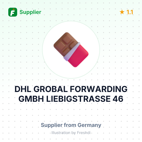 DHL GROBAL FORWARDING GMBH LIEBIGSTRASSE 46 – summary card, no photo uploaded yet