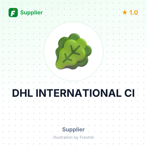 DHL INTERNATIONAL CI – summary card, no photo uploaded yet