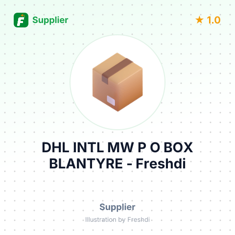 DHL INTL MW P O BOX BLANTYRE – summary card, no photo uploaded yet