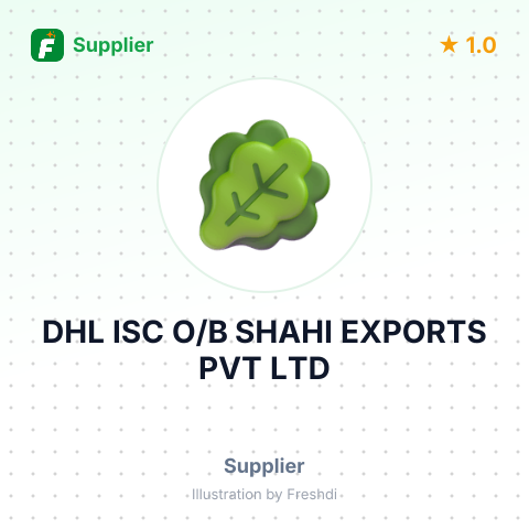 DHL ISC O/B SHAHI EXPORTS PVT LTD – summary card, no photo uploaded yet