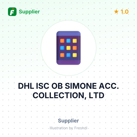 DHL ISC OB SIMONE ACC. COLLECTION, LTD – summary card, no photo uploaded yet