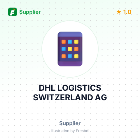 DHL LOGISTICS SWITZERLAND AG – summary card, no photo uploaded yet
