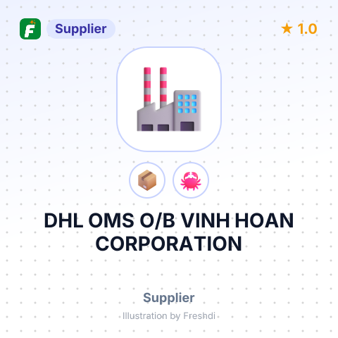DHL OMS O/B VINH HOAN CORPORATION – summary card, no photo uploaded yet