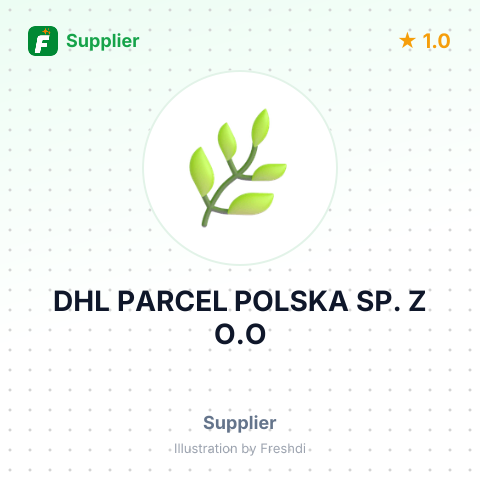 DHL PARCEL POLSKA SP. Z O.O – summary card, no photo uploaded yet