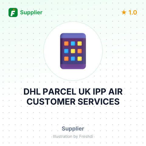 DHL PARCEL UK IPP AIR CUSTOMER SERVICES – summary card, no photo uploaded yet