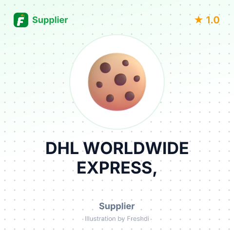 DHL WORLDWIDE EXPRESS, – summary card, no photo uploaded yet