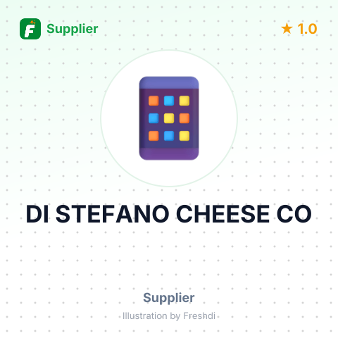 DI STEFANO CHEESE CO – summary card, no photo uploaded yet