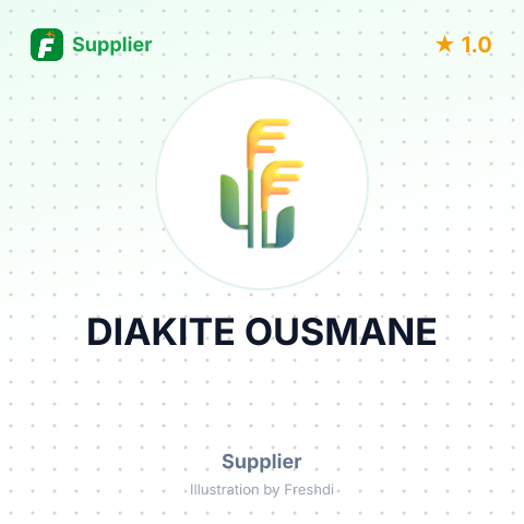 DIAKITE OUSMANE – summary card, no photo uploaded yet
