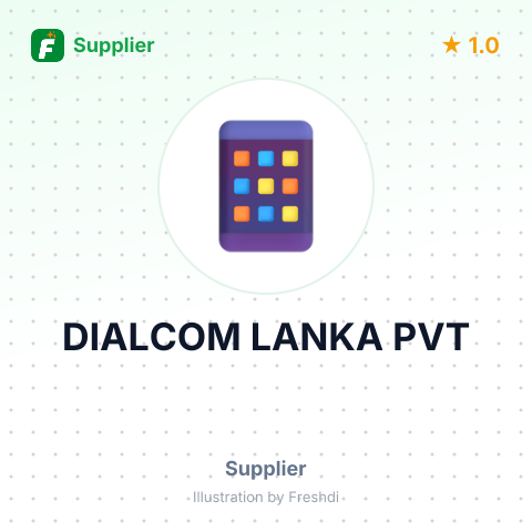 DIALCOM LANKA PVT – summary card, no photo uploaded yet