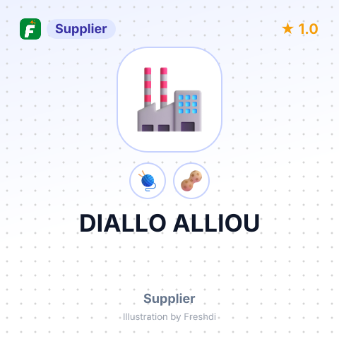 DIALLO ALLIOU – summary card, no photo uploaded yet