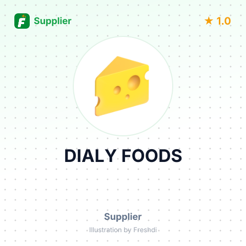 DIALY FOODS – summary card, no photo uploaded yet