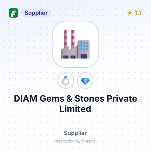 DIAM Gems & Stones Private Limited – summary card, no photo uploaded yet