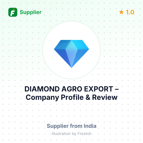 DIAMOND AGRO EXPORT – summary card, no photo uploaded yet