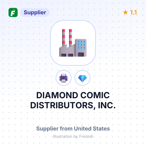 DIAMOND COMIC DISTRIBUTORS, INC. – summary card, no photo uploaded yet