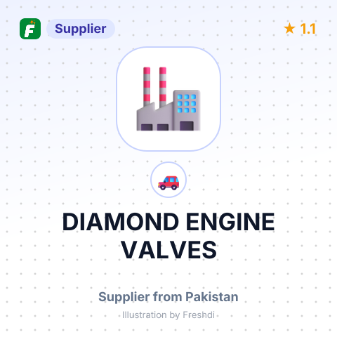 DIAMOND ENGINE VALVES – summary card, no photo uploaded yet