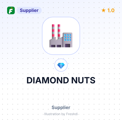 DIAMOND NUTS – summary card, no photo uploaded yet
