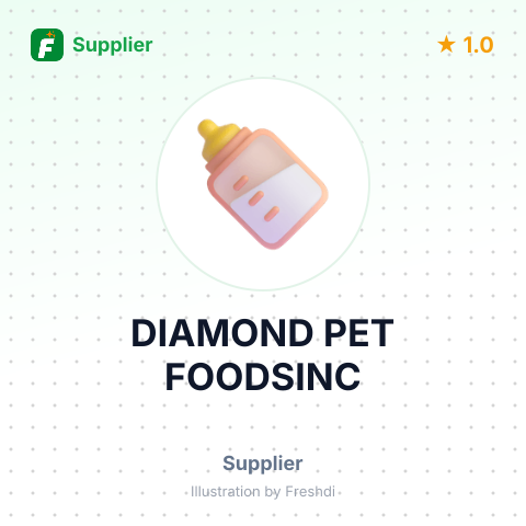 DIAMOND PET FOODSINC – summary card, no photo uploaded yet