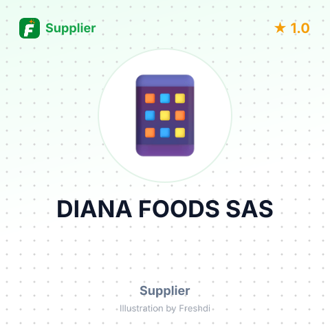 DIANA FOODS SAS – summary card, no photo uploaded yet