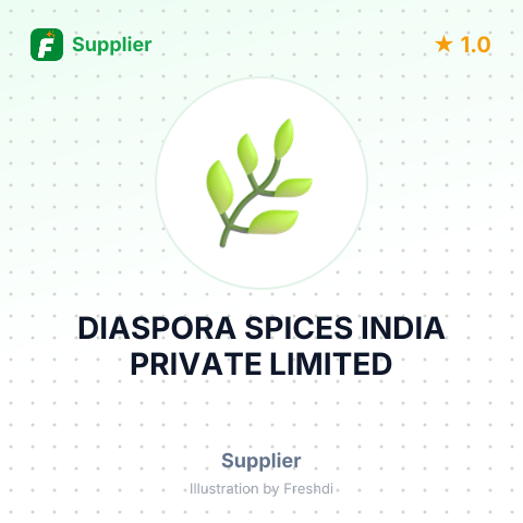 DIASPORA SPICES INDIA PRIVATE LIMITED – summary card, no photo uploaded yet