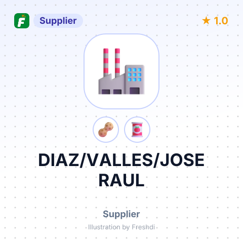 DIAZ/VALLES/JOSE RAUL – summary card, no photo uploaded yet