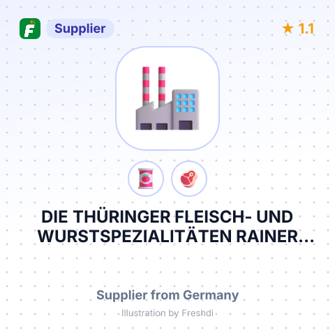 DIE THÜRINGER FLEISCH- UND WURSTSPEZIALITÄTEN RAINER WAGNER GMBH – summary card, no photo uploaded yet