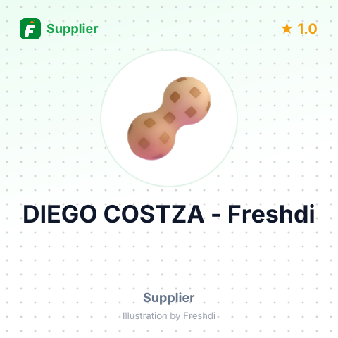 DIEGO COSTZA – summary card, no photo uploaded yet