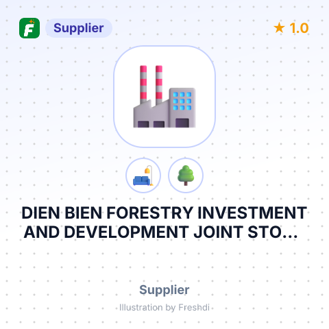 DIEN BIEN FORESTRY INVESTMENT AND DEVELOPMENT JOINT STOCK COMPANY – summary card, no photo uploaded yet