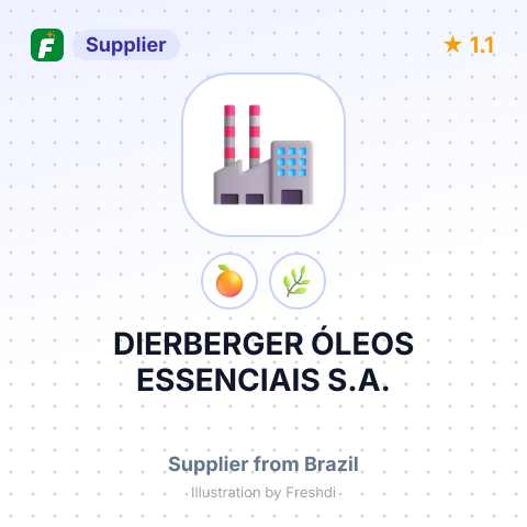 DIERBERGER ÓLEOS ESSENCIAIS S.A. – summary card, no photo uploaded yet