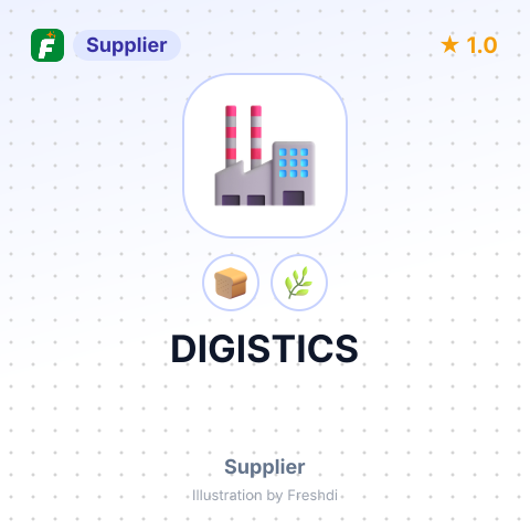 DIGISTICS – summary card, no photo uploaded yet
