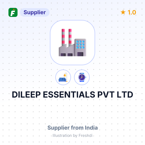 DILEEP ESSENTIALS PVT LTD – summary card, no photo uploaded yet