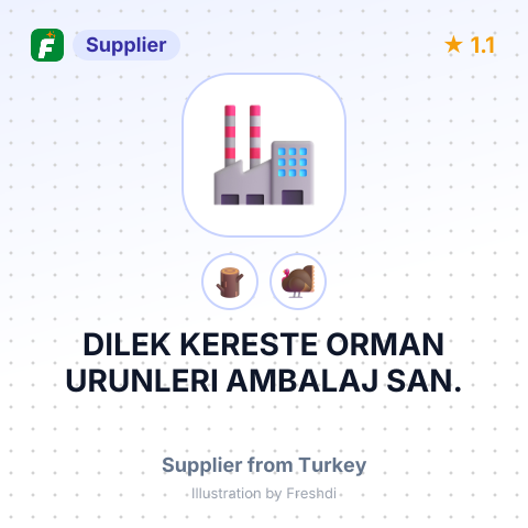 DILEK KERESTE ORMAN URUNLERI AMBALAJ SAN. – summary card, no photo uploaded yet