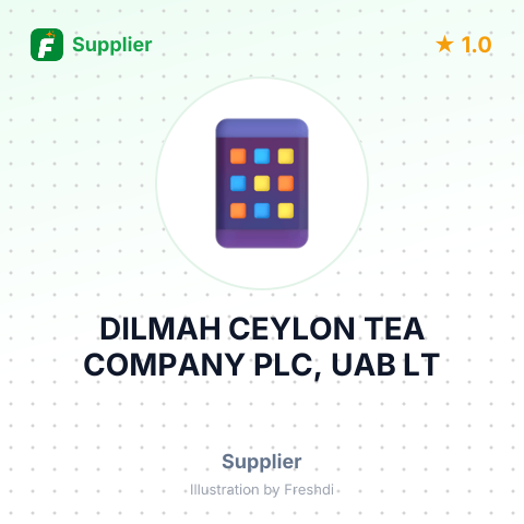 DILMAH CEYLON TEA COMPANY PLC, UAB LT – summary card, no photo uploaded yet