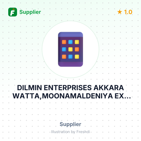 DILMIN ENTERPRISES AKKARA WATTA,MOONAMALDENIYA EXP ONLY TL – summary card, no photo uploaded yet